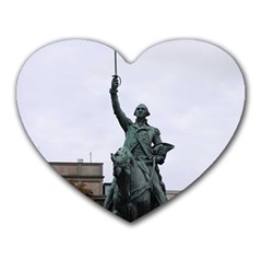 Washington Statue Heart Mousepads by trendistuff