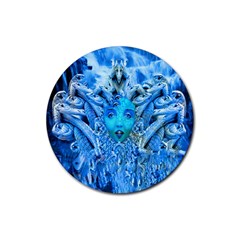 Medusa Metamorphosis Rubber Round Coaster (4 Pack)  by icarusismartdesigns