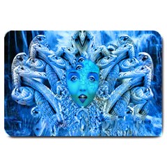 Medusa Metamorphosis Large Doormat  by icarusismartdesigns