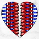 The Patriotic Flag Jigsaw Puzzle (Heart) Front