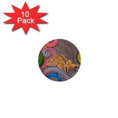 Rainbow Passion 1  Mini Buttons (10 Pack)  by SugaPlumsEmporium