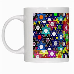 Star Of David White Mugs by SugaPlumsEmporium