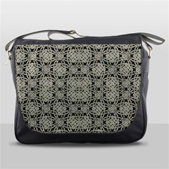 Interlace Arabesque Pattern Messenger Bags by dflcprints