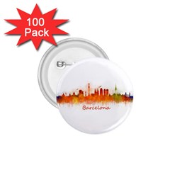 Barcelona City Art 1 75  Buttons (100 Pack)  by hqphoto