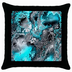 Fractal 30 Throw Pillow Case (black) by Fractalworld