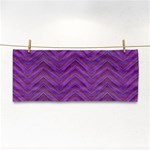 Grunge Chevron Style Hand Towel Front