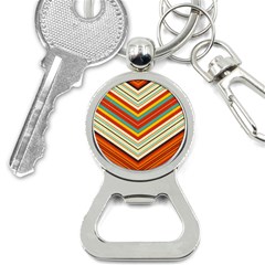 Bent Stripes                                    			bottle Opener Key Chain by LalyLauraFLM