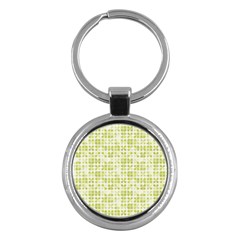 Pastel Green Key Chains (round)  by FunkyPatterns