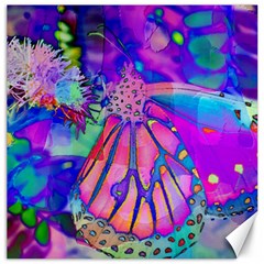 Psychedelic Butterfly Canvas 16  X 16   by MichaelMoriartyPhotography