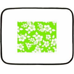 Lime Hawaiian Fleece Blanket (mini) by AlohaStore