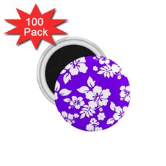 Violet Hawaiian 1 75  Magnets (100 Pack)  by AlohaStore