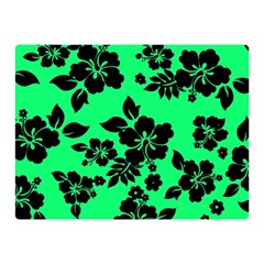 Dark Lime Hawaiian Double Sided Flano Blanket (mini)  by AlohaStore