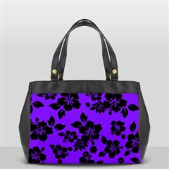 Violet Dark Hawaiian Office Handbags (2 Sides)  by AlohaStore