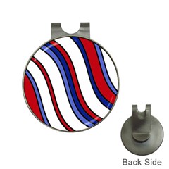 Decorative Lines Hat Clips With Golf Markers by Valentinaart