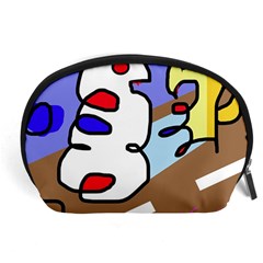 Abstract Comic Accessory Pouches (large)  by Valentinaart