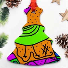 Green Bird Ornament (christmas Tree) by Valentinaart