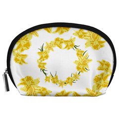 Daffodils Illustration  Accessory Pouches (large)  by vanessagf