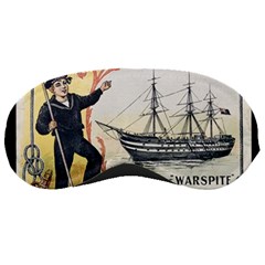 Vintage Advertisement British Navy Marine Typography Sleeping Masks by yoursparklingshop