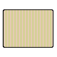 Summer Sand Color Pink Stripes Fleece Blanket (small) by picsaspassion