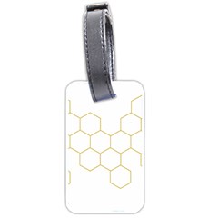 Honeycomb Pattern Graphic Design Luggage Tag (one Side) by picsaspassion