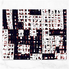 Abstract City Landscape Rectangular Jigsaw Puzzl by Valentinaart