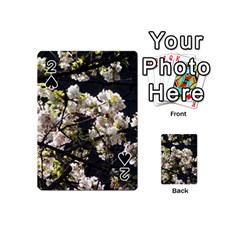 Blooming Japanese Cherry Flowers Playing Cards 54 (mini)  by picsaspassion