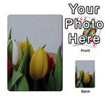 Colorful bouquet Tulips Multi-purpose Cards (Rectangle)  Back 8