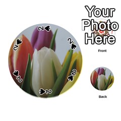 Colored By Tulips Playing Cards 54 (round)  by picsaspassion