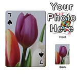 Tulip spring flowers Playing Cards 54 Designs  Front - Spade7