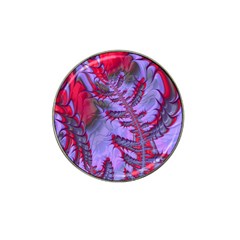 Freaky Friday Red  Lilac Hat Clip Ball Marker (4 Pack) by Fractalworld