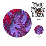 Freaky Friday Red  Lilac Multi-purpose Cards (Round)  Front 13