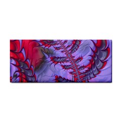 Freaky Friday Red  Lilac Hand Towel by Fractalworld