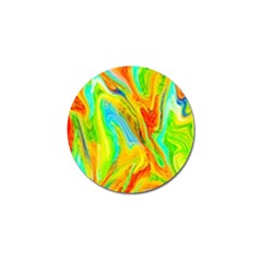 Happy Multicolor Painting Golf Ball Marker (10 Pack) by designworld65