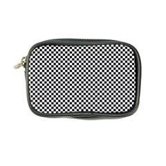 Sports Racing Chess Squares Black White Coin Purse by EDDArt