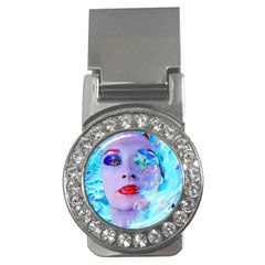 Swimming Into The Blue Money Clips (cz)  by icarusismartdesigns