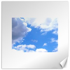 Clouds And Blue Sky Canvas 16  X 16   by picsaspassion