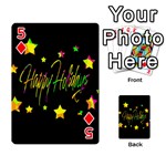 Happy Holidays 4 Playing Cards 54 Designs  Front - Diamond5