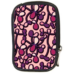 Pink And Purple Pattern Compact Camera Cases by Valentinaart