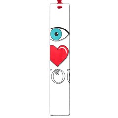 I Love You Large Book Marks by Valentinaart