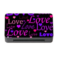 Love Pattern 2 Memory Card Reader With Cf by Valentinaart