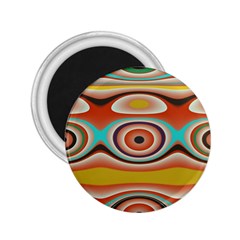 Oval Circle Patterns 2 25  Magnets by digitaldivadesigns