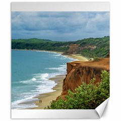 Aerial Seascape Scene Pipa Brazil Canvas 20  X 24   by dflcprints