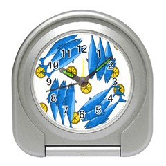 Mackerel Meal 2 Travel Alarm Clocks by Valentinaart