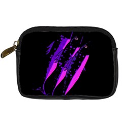 Purple Fish Digital Camera Cases by Valentinaart