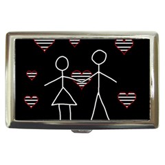 Couple In Love Cigarette Money Cases by Valentinaart