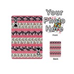 Cute Flower Pattern Playing Cards 54 (Mini)  Front - SpadeQ