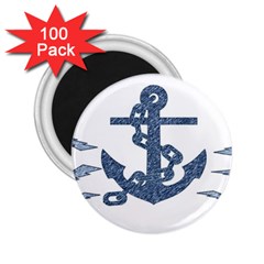 Anchor Pencil Drawing Art 2 25  Magnets (100 Pack)  by picsaspassion