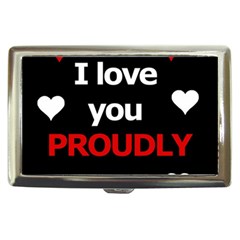 I Love You Proudly Cigarette Money Cases by Valentinaart