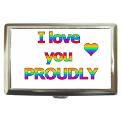 I Love You Proudly 2 Cigarette Money Cases by Valentinaart