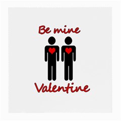 Be Mine Valentine Medium Glasses Cloth by Valentinaart